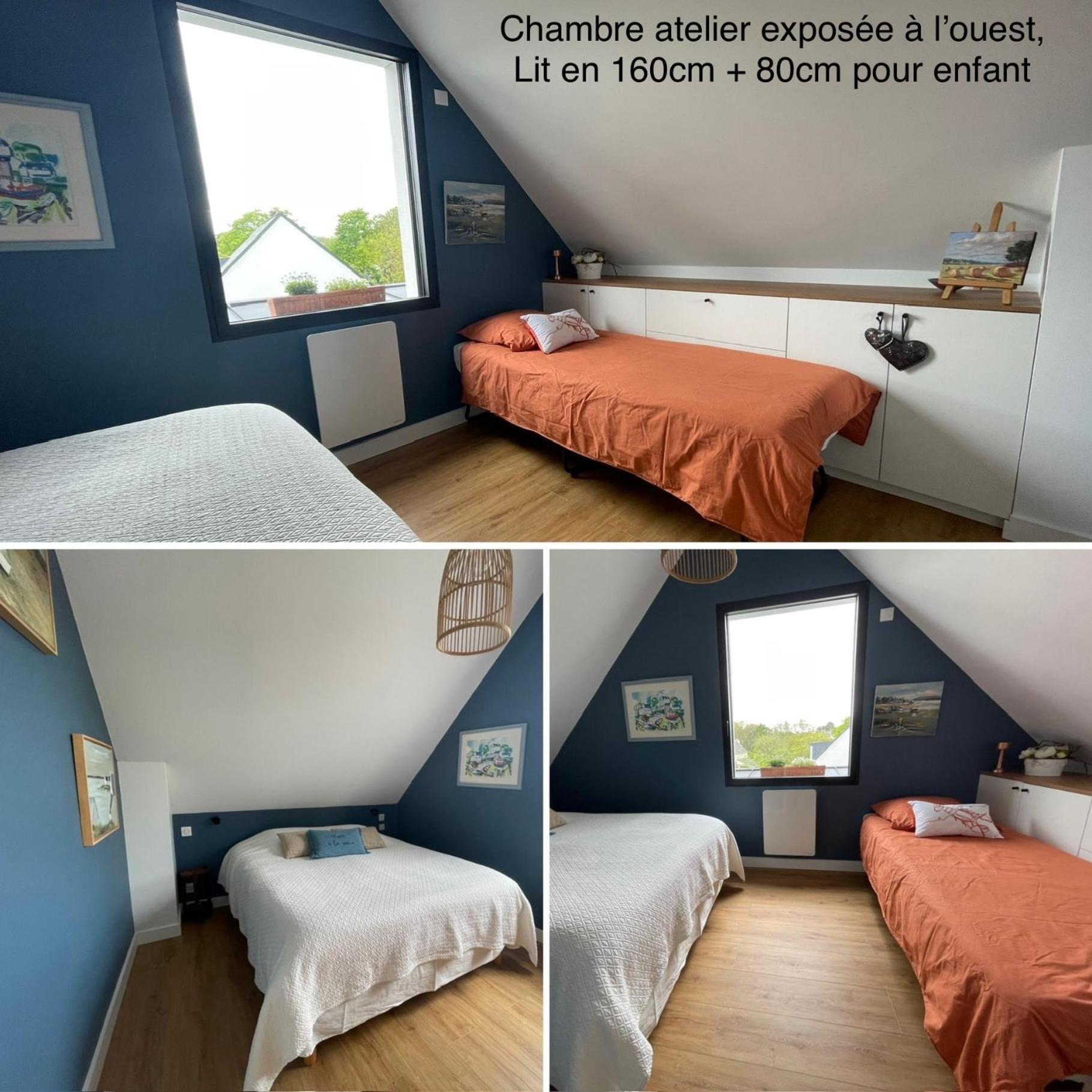 Ty Glazu Doelan Espace 60M2, Port& Criques A Pied, 2 Chambres Privees Au 1Er Etage, Sdb, Wc Separe Clohars-Carnoet ภายนอก รูปภาพ